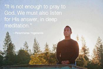 Meditation is prayer