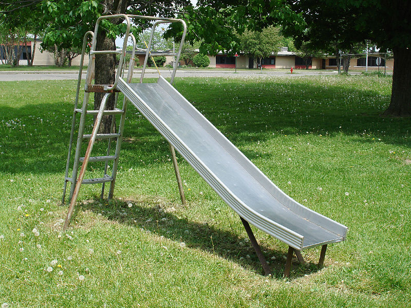 sliding board
