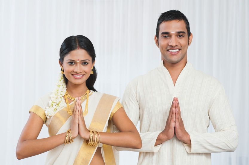 Namaste couple
